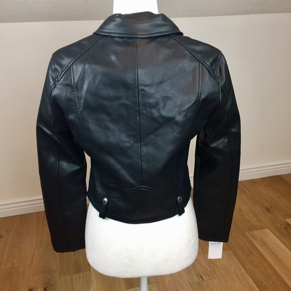 BLANKNYC Over the Moon Black Vegan Moto Jacket - Picture 8 of 13